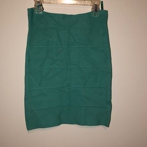 Bcbg- aqua bandage skirt